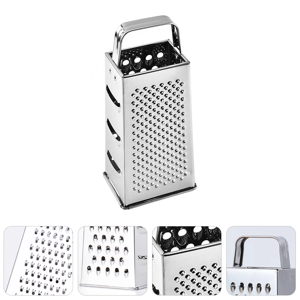 

Four-sided Grater Multitools Coarse Grater Chopper Grips Box Grater Stainless Steel Steel Box Grater