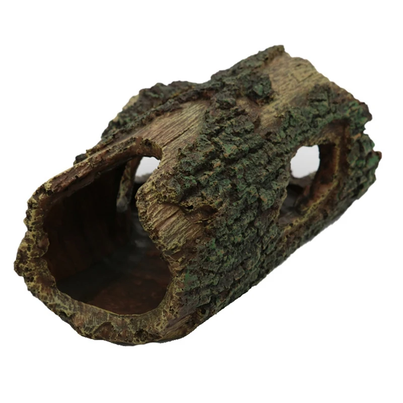 

Aquarium Resin Hollow Sinking Wood Fish Tank Landscaping Decoration Ornaments Fish And Insect Avoiding Hole Box