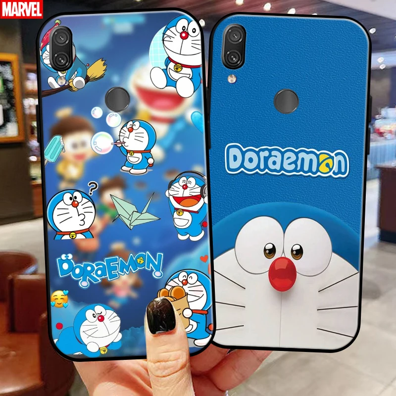 

Anime Doraemon For Xiaomi Redmi Note 7 7 Pro 7S Redmi 7 7A Phone Case Soft Carcasa Back Silicone Cover Liquid Silicon Black