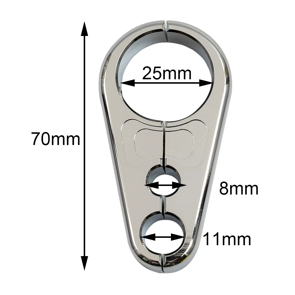 

Car Accessories Bracket Handlebars Longlife Frame Clutch Grips & Levers 1\" 25mm Aluminum Approx 7cm Clamp Clip