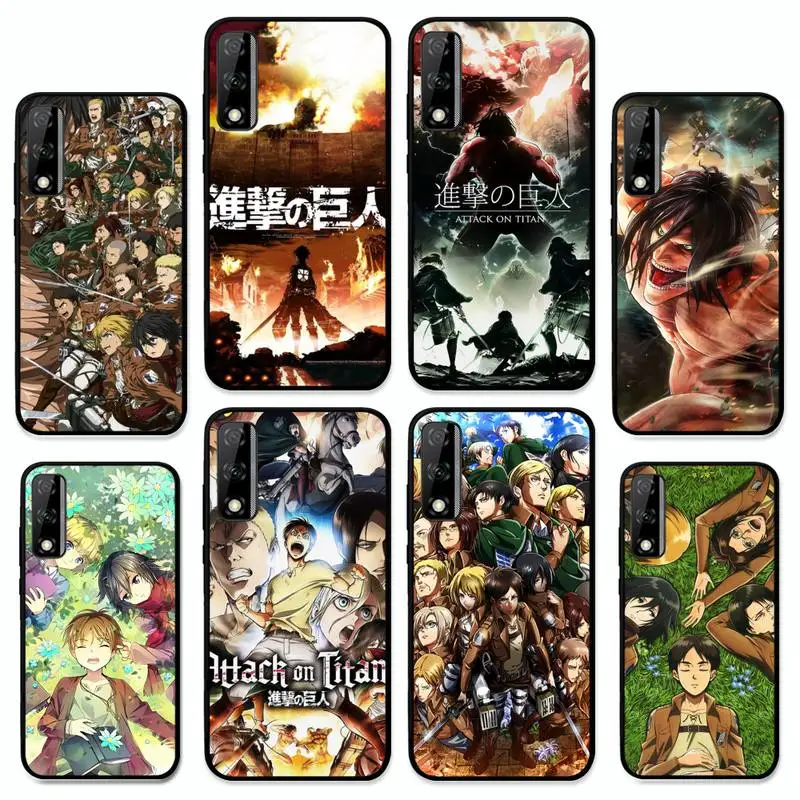 

Anime A-Attack On Titans Phone Case for Huawei Y 6 9 7 5 8s prime 2019 2018 enjoy 7 plus