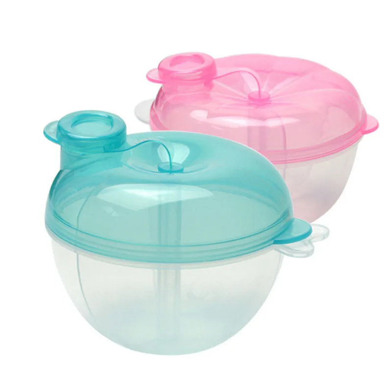 

Baby 3 Layers Milk Powder Box Infant Feeding Bowl Rotary Compartment Milk Food Storage Container PP Formula Dispenser Grid Box