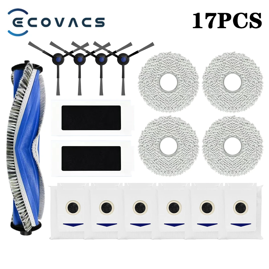 

Запчасти для роботов-пылесосов Ecovacs T30 Pro Omni