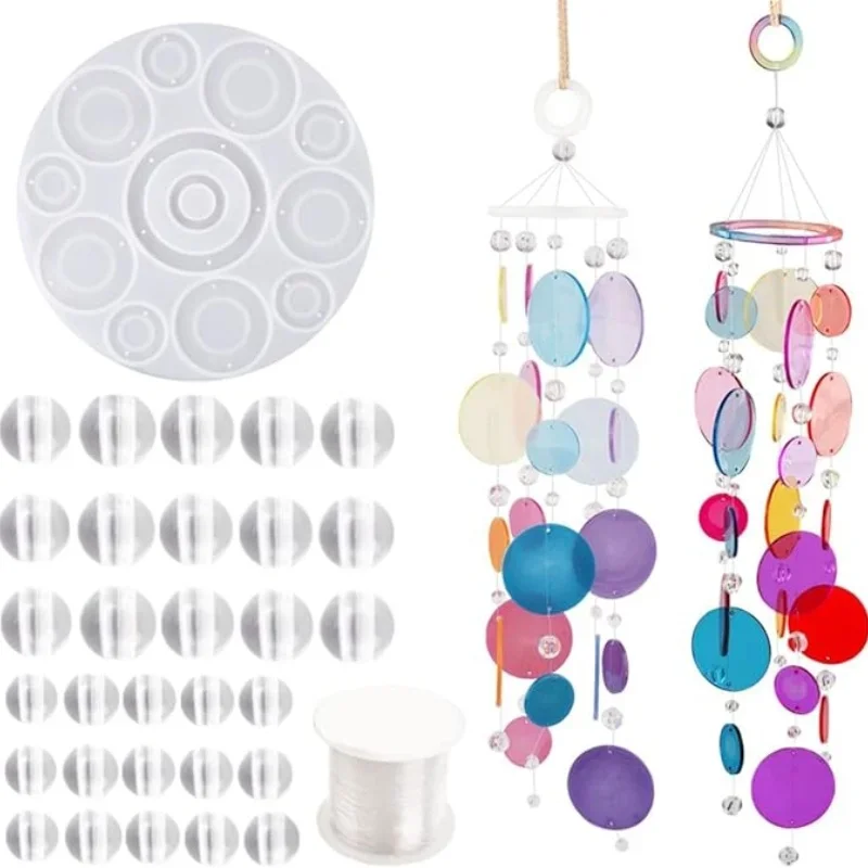 Ветряные колокольчики из смолы набор ветряные для рукоделия принадлежности