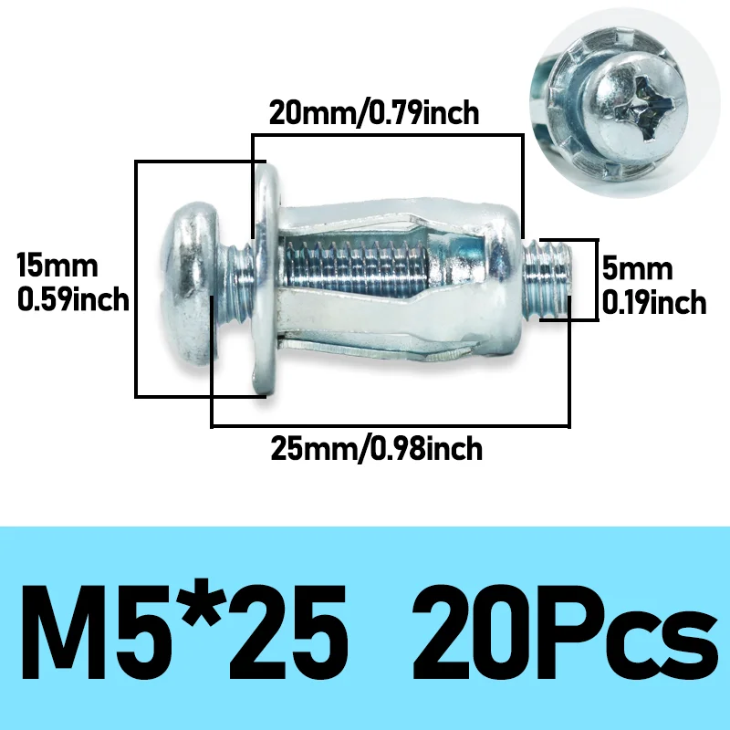 

up to 50p Jack Nut Expansion Screw Nuts Petal Shape Rivets Nut Metal Nut Bolt Hollow Iron License Sheet Plastic Plate Furniture