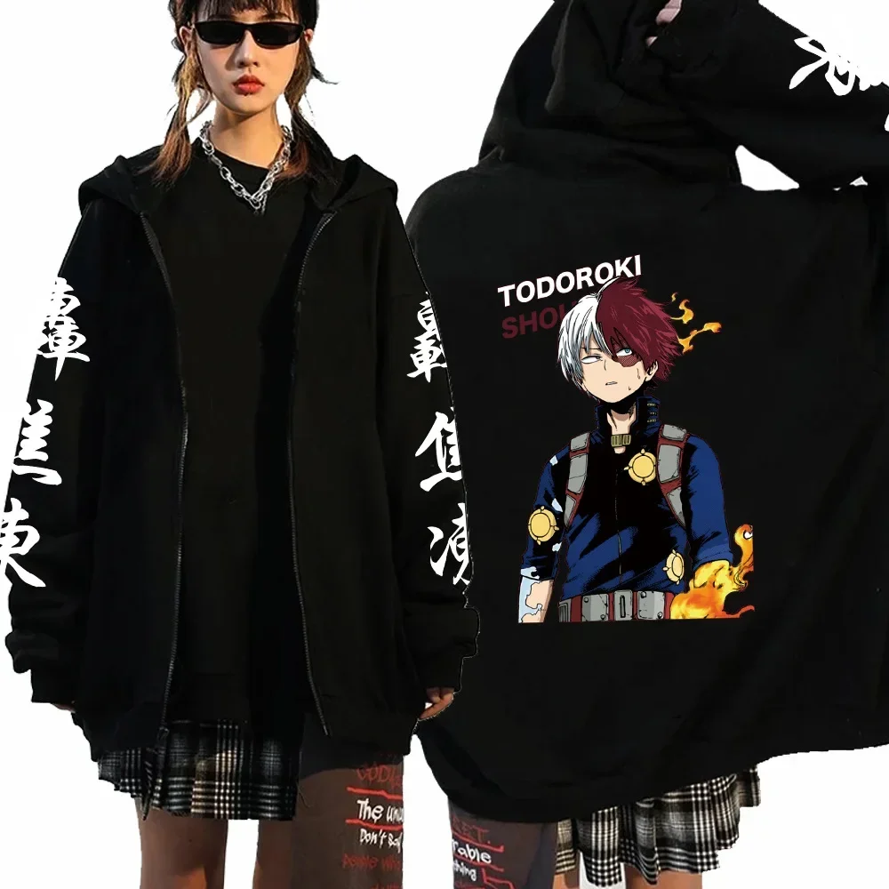 

Anime My Hero Academia Bakugou Katsuki Hoodie Zip Up Hoodies Sweatshirts Hoodie Men Sportswear Cosplay Clothes