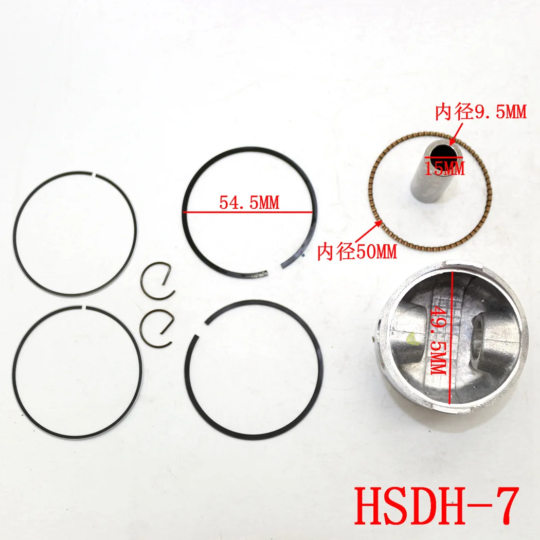 Универсальный поршневой комплект USERX GY6 для мопеда 50 куб. См кольцо 39 мм 139qmb Танк