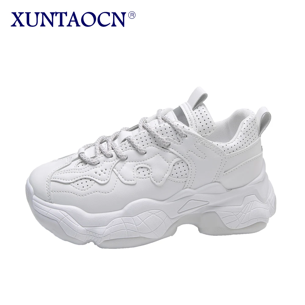 

Thick soled daddy shoes women 2023 new net red super hot style everything fried street spring 2023 small white shoes ins tide