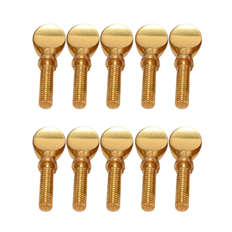 

Gold Copper Clarinet Saxophone Sax Neck Tightening Screws Soprano Alto Tenor Woodwind Instrument Parts Pack Of 10