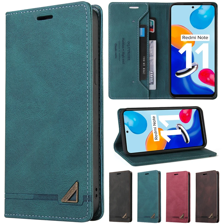 

Wallet Flip Leather Case For Xiaomi Redmi 10 10C 9A 9C 9T Note 11 Pro 11S 10 Pro 9 Pro 8T 7 Poco X5 Pro M5 X4 Pro F4 C40 12T Pro