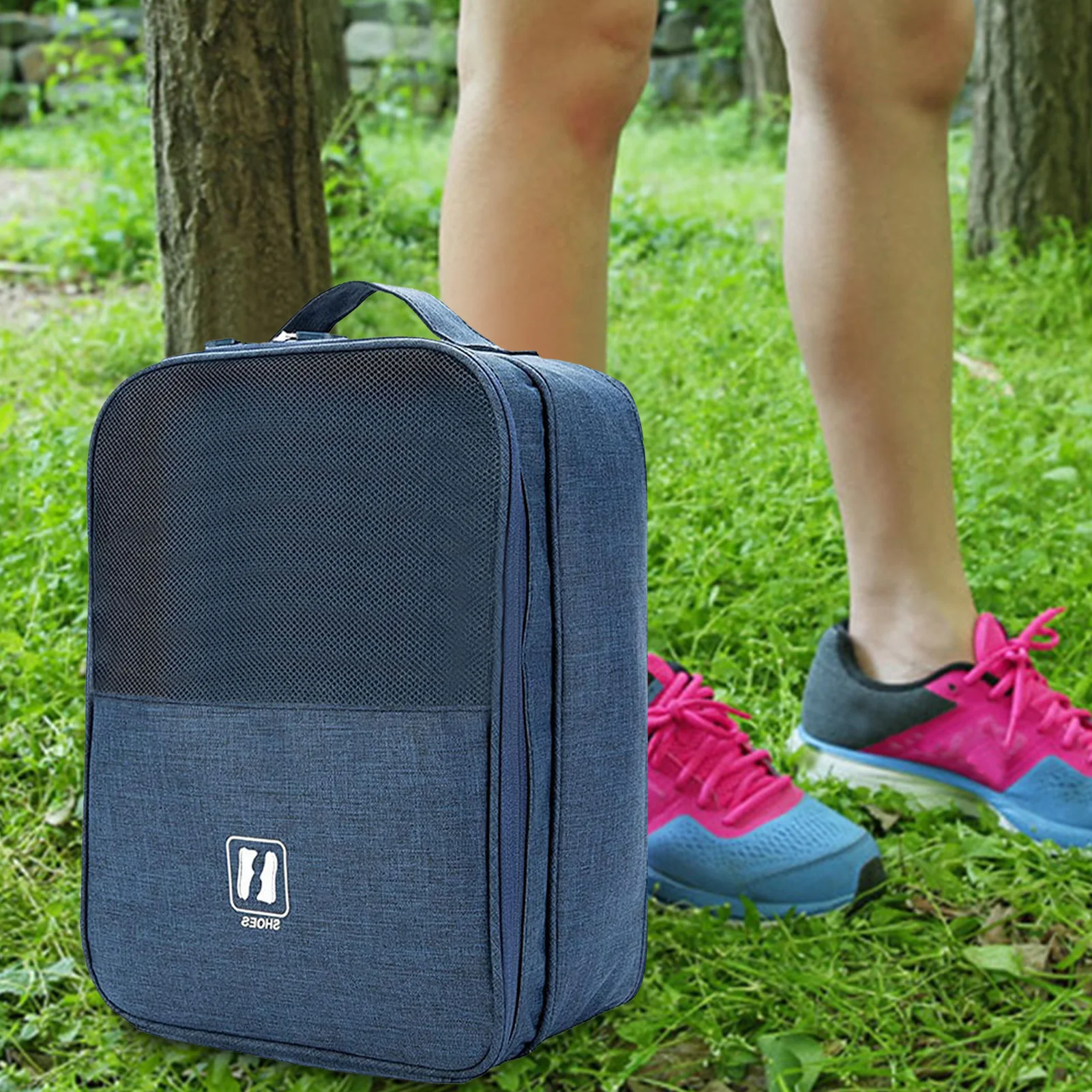 

Женская Многофункциональная портативная дорожная сумка для хранения туалетных принадлежностей, косметичка для макияжа, дорожный органайз...