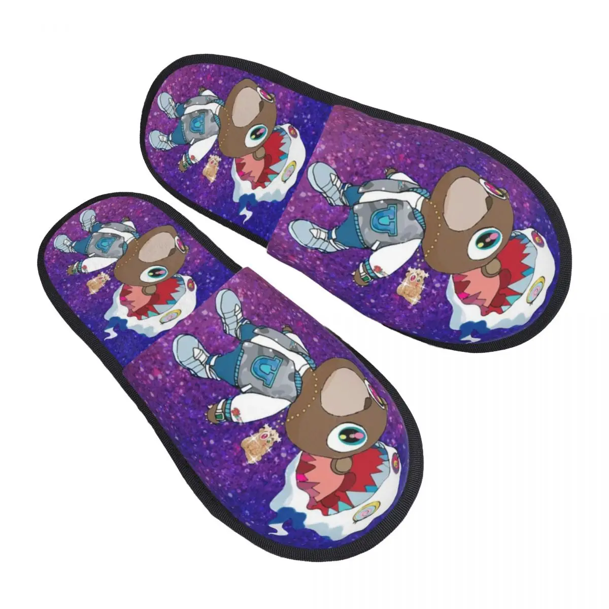 Niestandardowe Kanye West Ye Bear Memory Foam kapcie damskie miękkie ciepłe domowe