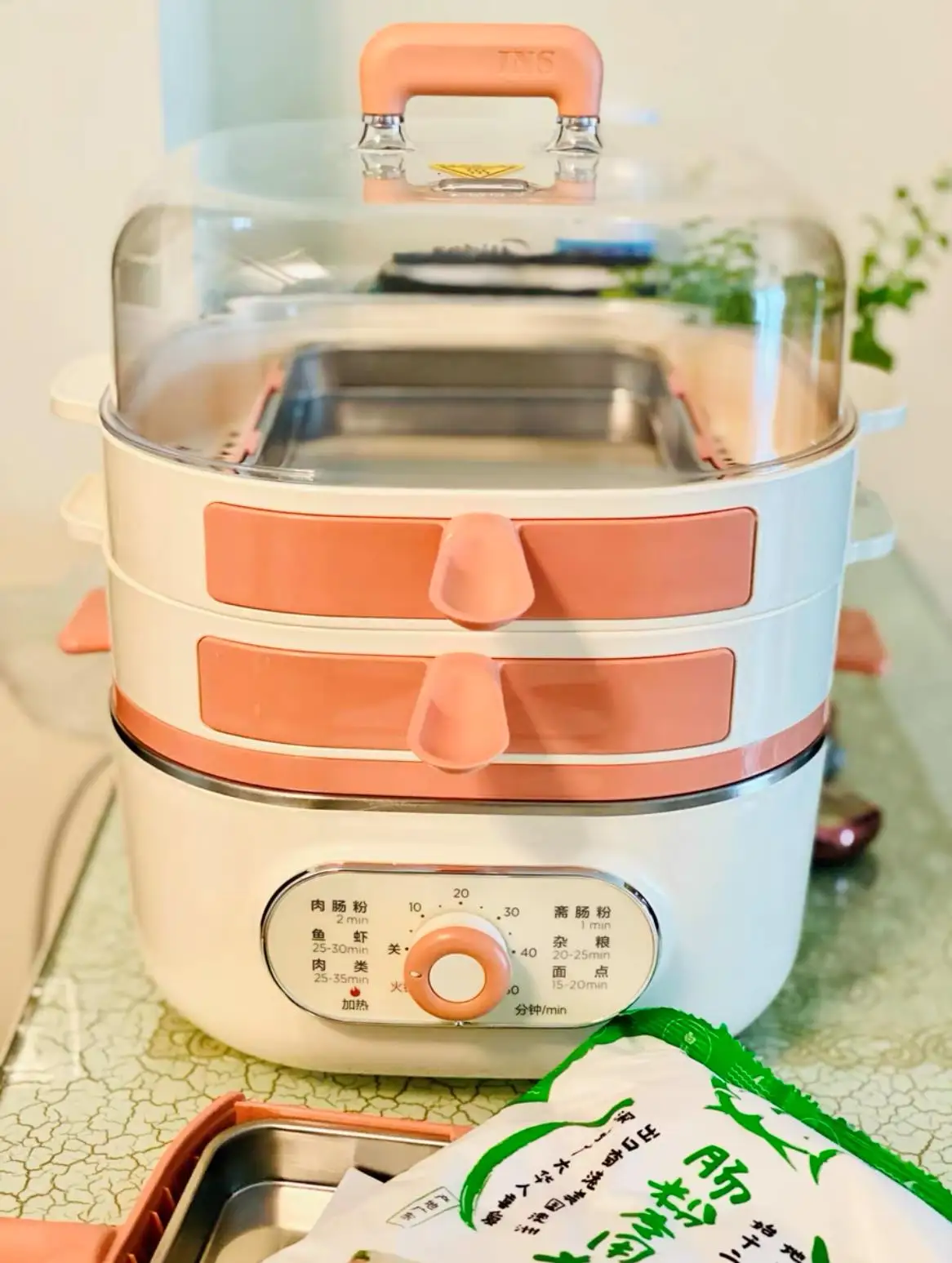 Домашнее питание 220 В домашняя электрическая Паровая машина для рисовых лапшек