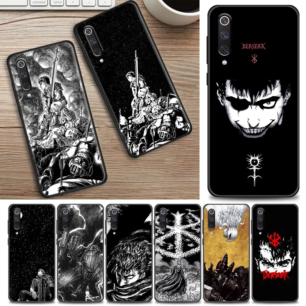 

Anime Art Dark Guts Berserk Manga Comics Silicone Case for Xiaomi Mi 9Lite 8 9T 10 10T Lite 9SE CC9 Note 10 Pro Soft Funda Cover