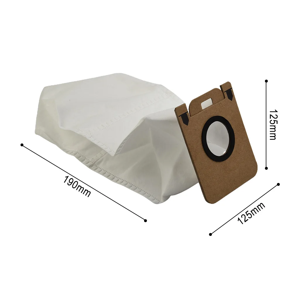 

5PCS Dust Bags Suit Fit For Xiaomi Dreame Bot D10 Plus RLS3D Robot Vacuum Cleaner Dust Bags Vacuum Cleaner Dust Bags