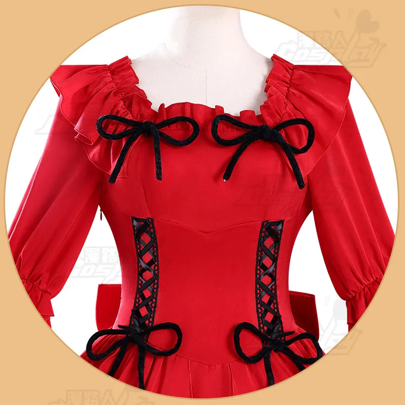 Фото Может ли я попросить одно последнее желание? Костюм для косплея Scarlet El Vandimion, готический костюм в стиле аниме, наряд для Хэллоуина и карнавальных вечеринок для женщин №5