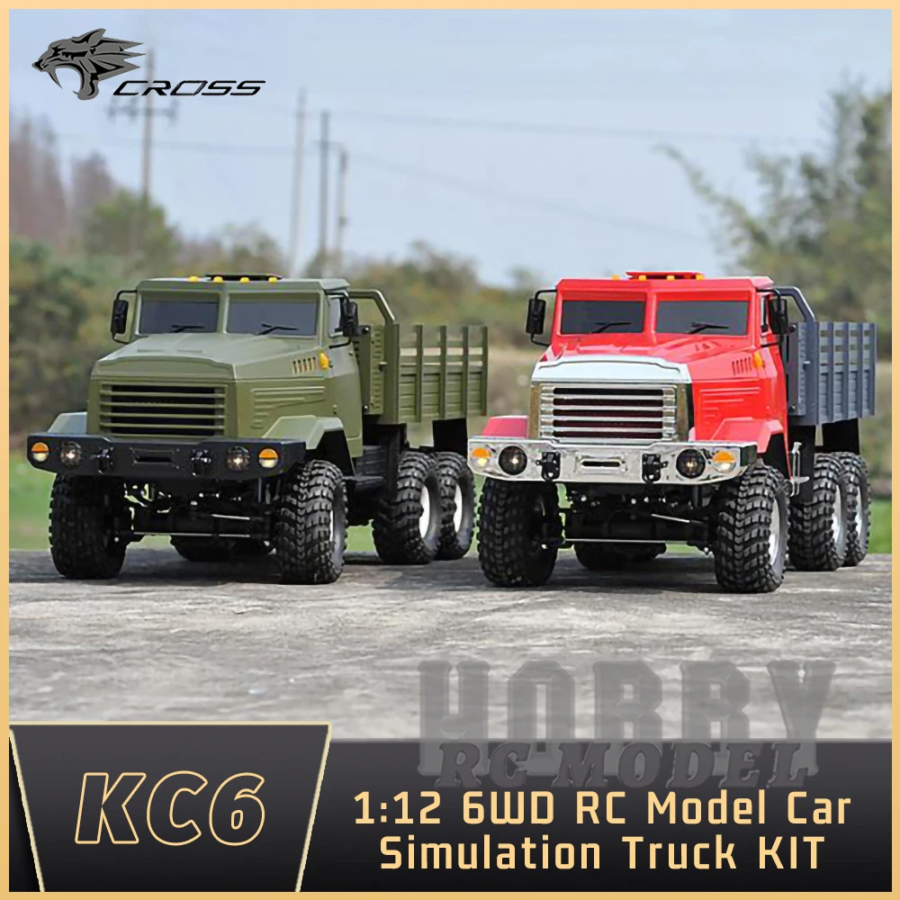 

CROSSRC KC6 6X6 6WD комплект 1/12 RC имитация электрического пульта дистанционного управления модель автомобиля гусеничная модель грузовика