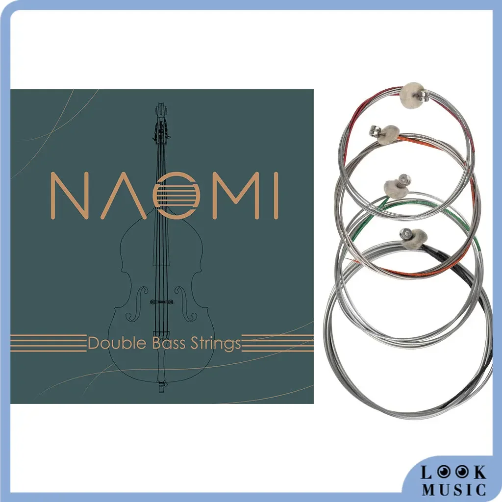 Полный набор струн для двойного баса LOOK (G-D-A-E) Струны Стальной сердечник