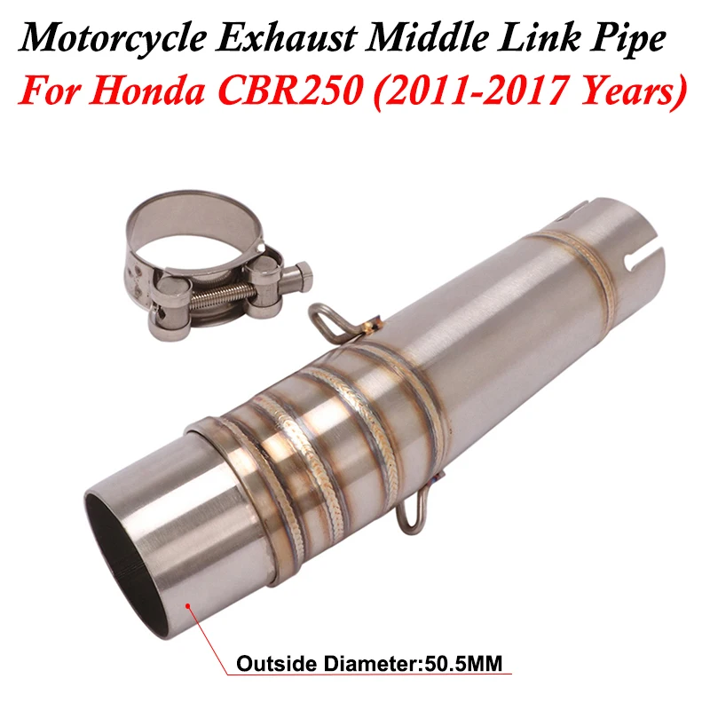 Выхлопная труба для мотоцикла Honda CBR250R CBR 250R 2011-2017 51 мм