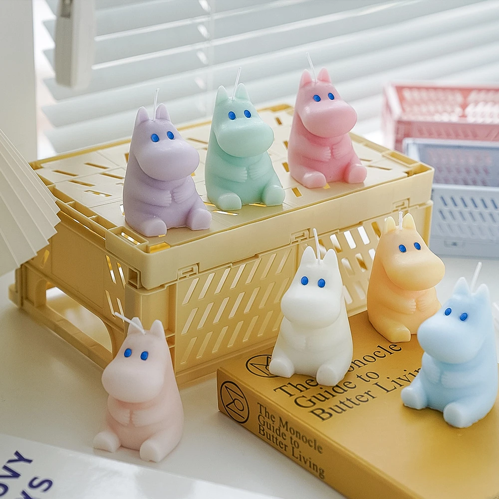 

1PCS Animal Moming Candle for Wedding Decoration White Candles Cute Birthday Candle 2020 New Year's Decorations