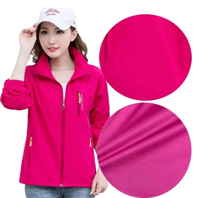 2022 New Women Jacket Spring Casual Outdoor Sports Jackets Female Jackets Tops Women's Short Windbreaker Workwear With Lined 5XL images - 6