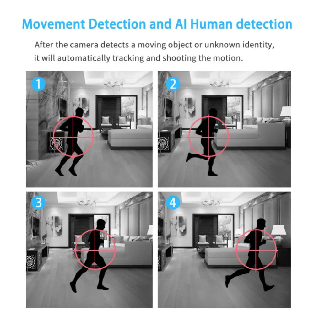 

Surveillance Camera Ai Tracking V380 Ip Camera 1080p Mini Indoor Camera Wifi Camera Cctv Security Wireless Night Vision