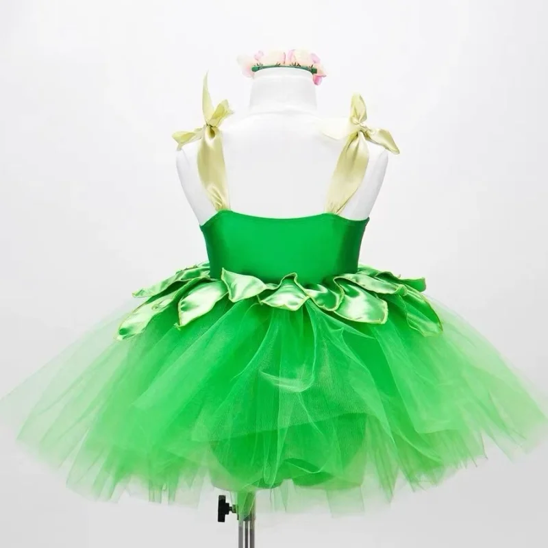 Балетное платье помпудур костюм для выступления лепестков цветочной феи