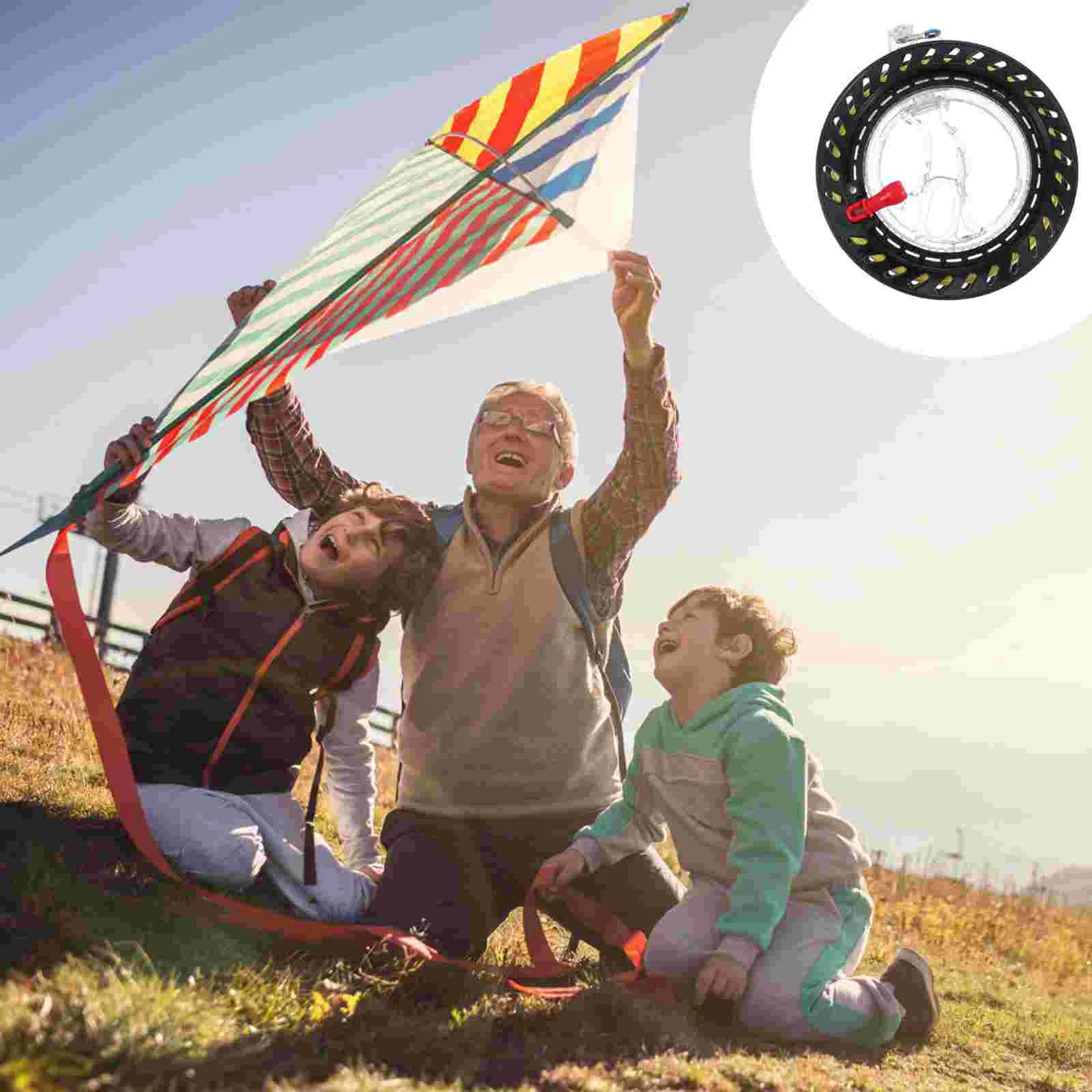 

Kite String Flying Reel Winder Tool Line Outdoor Grip Winding Kids Spool Cord Accessories Kites Tools Wheel Supplies Toy Summer
