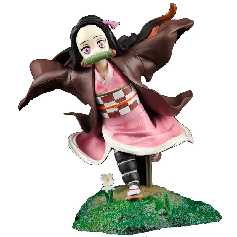 

Demon Slayer GK Kamado Nezuko Anime Action Figure Model PVC14CM Cute Girl Running Statue Collection Toy Desktop Decoration Figma