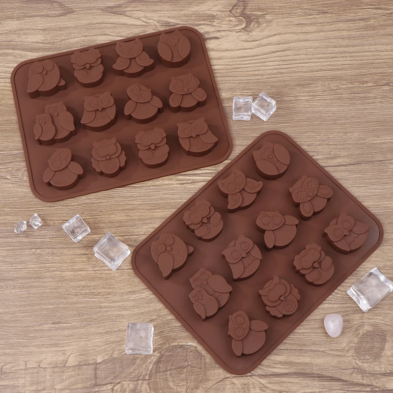 12 вариаций в форме совы стандартные формы антипригарный инструмент для выпечки