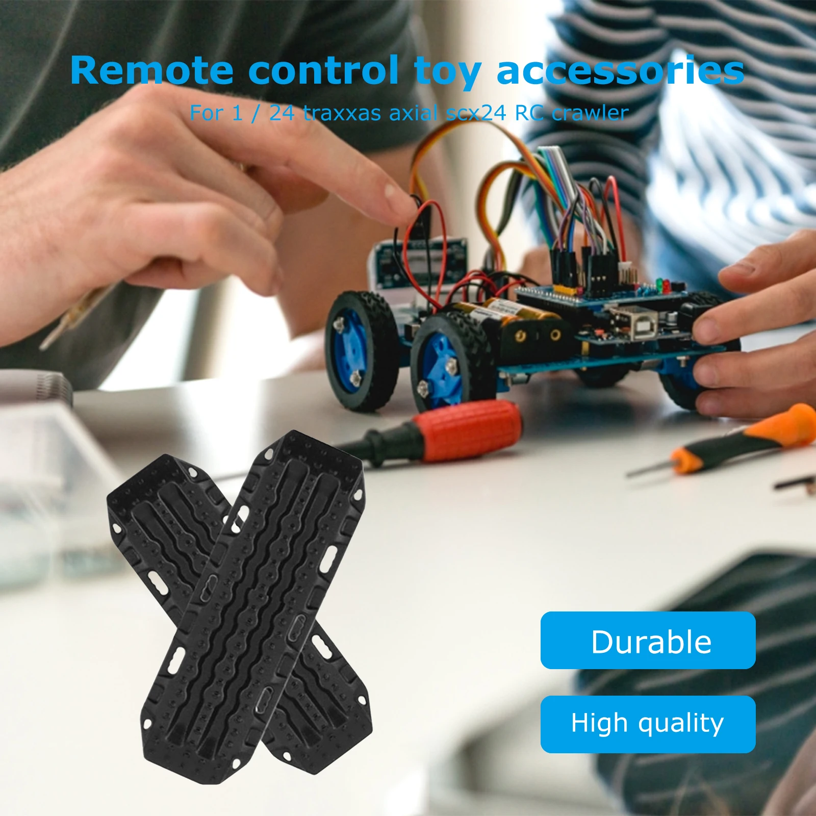 

Dscx021 2 шт. пластиковая мини-платформа для восстановления песчаной лестницы платформа для 1/24 радиоуправляемого гусеничного автомобиля осево...