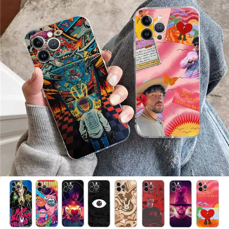 

Yo Perreo Sola Bad Bunny Maluma Phone Case For iPhone XR X XS Max 14 13 Pro Max 11 12 Mini 6 7 8 plus SE 2020 Printing Cover