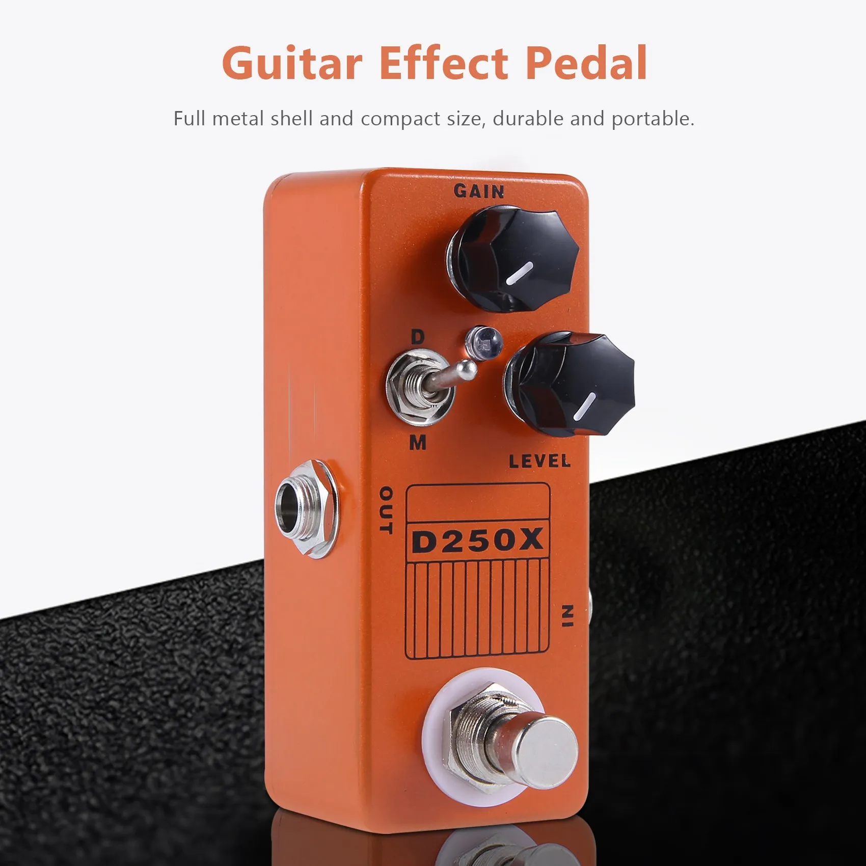 

Mosky D250X Mini Overdrive Preamp Guitar Effect Pedal with True Bypass Switch