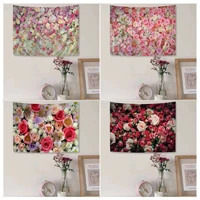 flower rose hippie wall hanging tapestries home decoration hippie bohemian decoration divination wall art decor