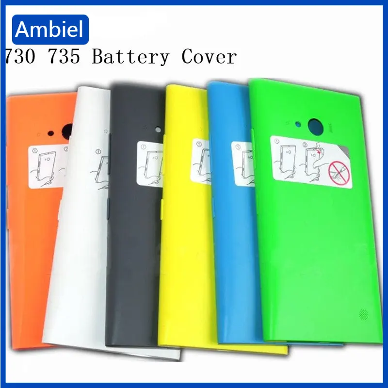 

Задняя крышка для Nokia lumia 730 крышка аккумулятора чехол для Lumia 735 с боковой кнопкой
