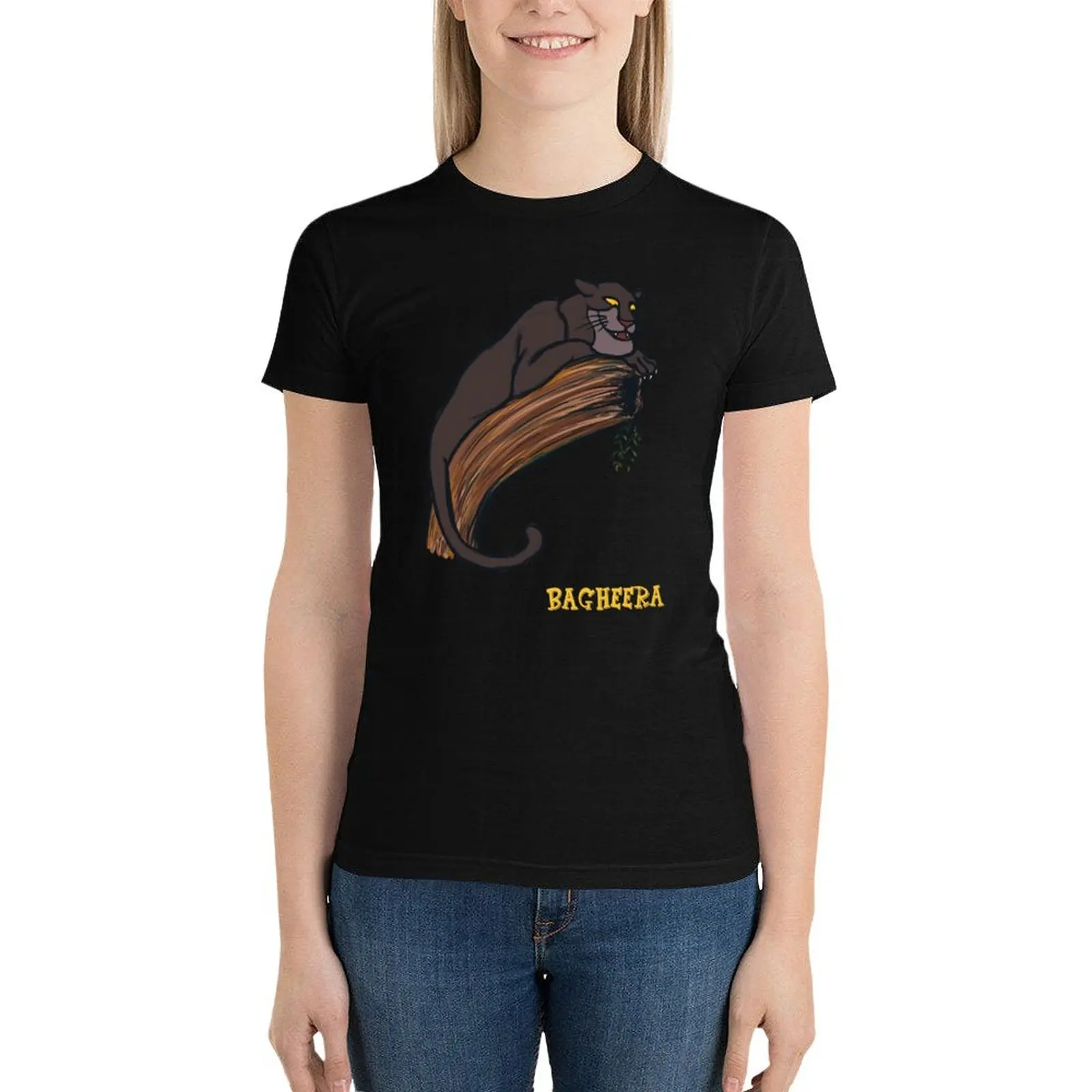 Женская винтажная рубашка Bagheera с графическим принтом в виде животных