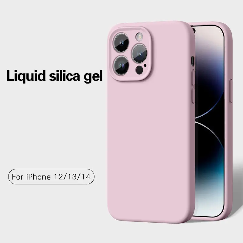 

New Liquid silicone High-end luxury For iphone 14 Pro Max case iphone 14plus case Magnetic suction ultra-thin protective cover