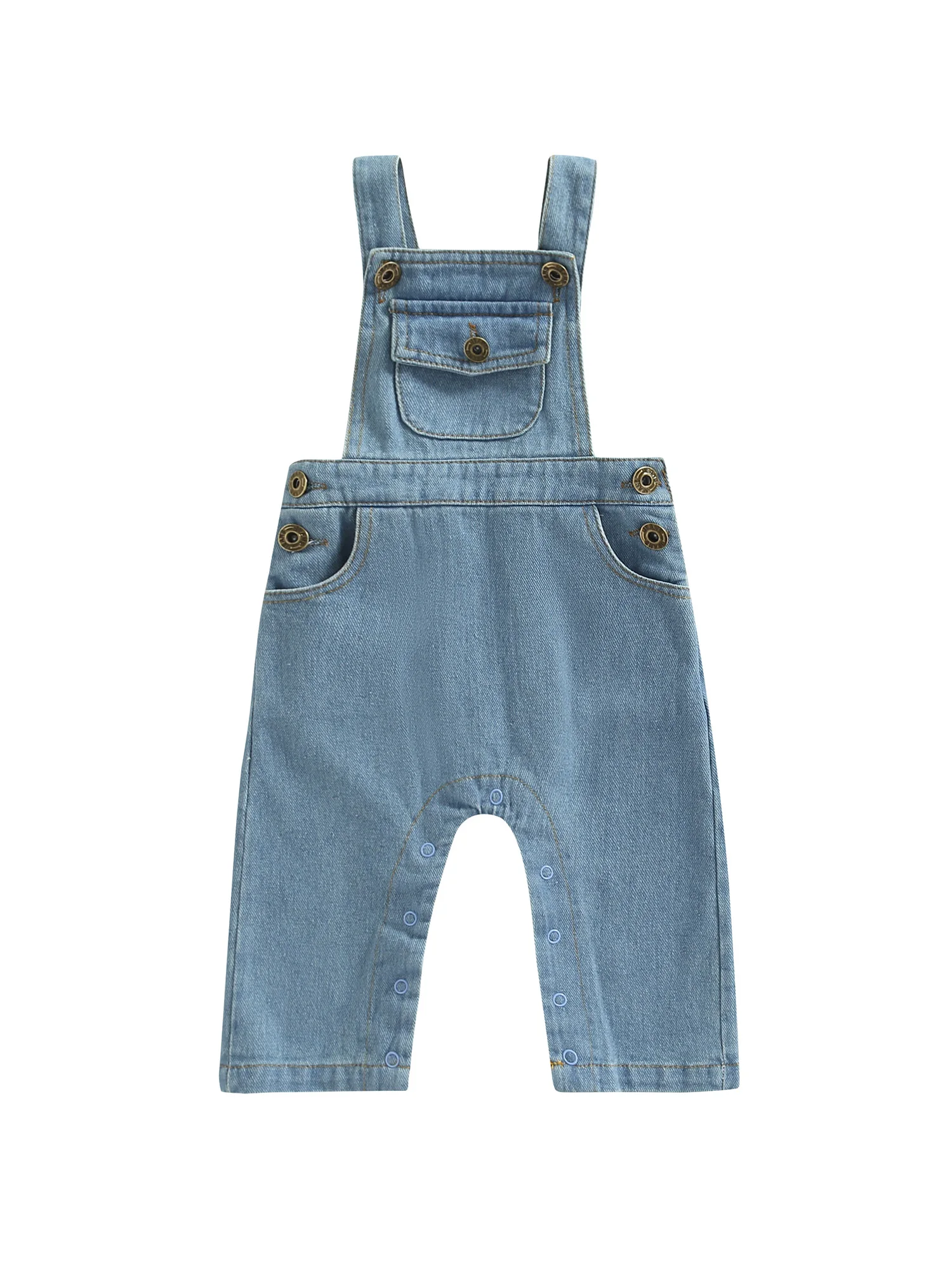 

Джинсовый комбинезон без рукавов для маленьких девочек, полукомбинезон на подтяжках, нижняя Экипировка