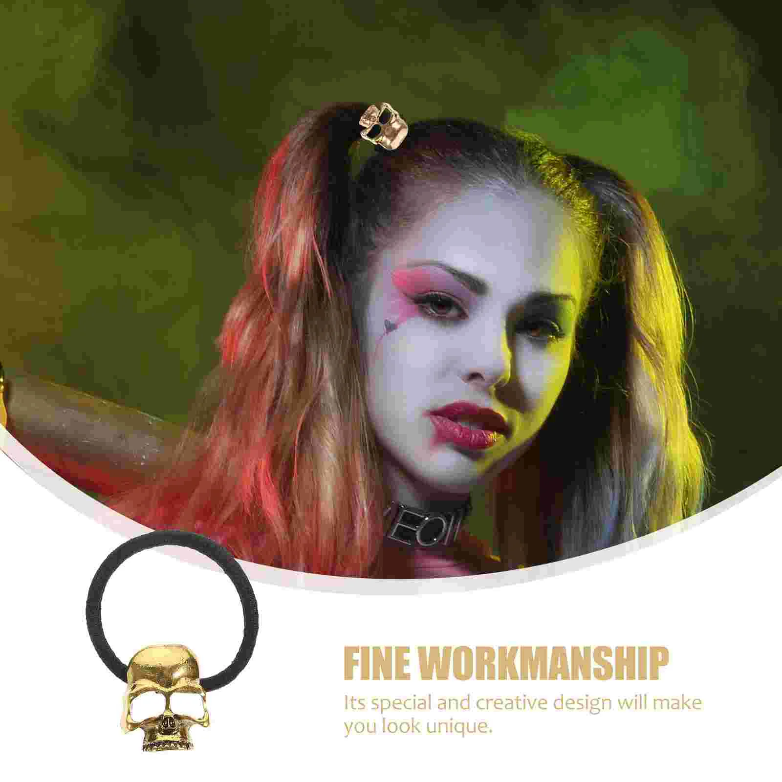 8 шт. аксессуары для волос девочек веревочные ленты на Хэллоуин новинка бесшовные