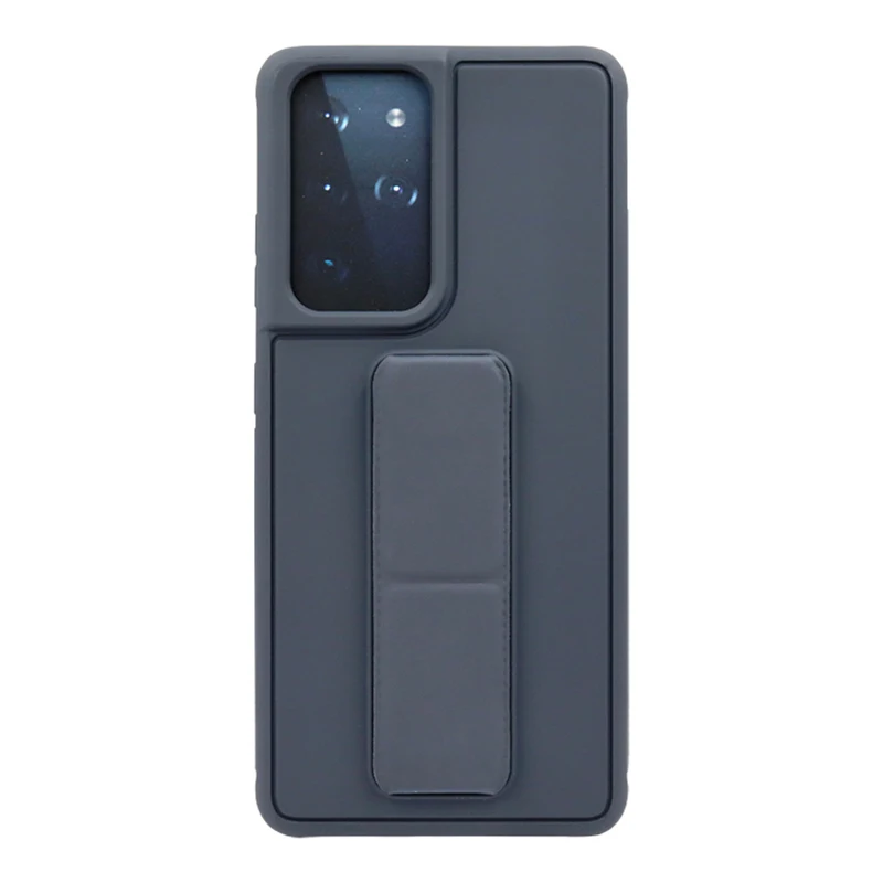 

Wrist Strap Magnetic Stand Holder Case For Samsung Galaxy S22 S21 S20 FE S10 Note 20 Ultra 10 Plus TPU Frame PC Back Cover Case