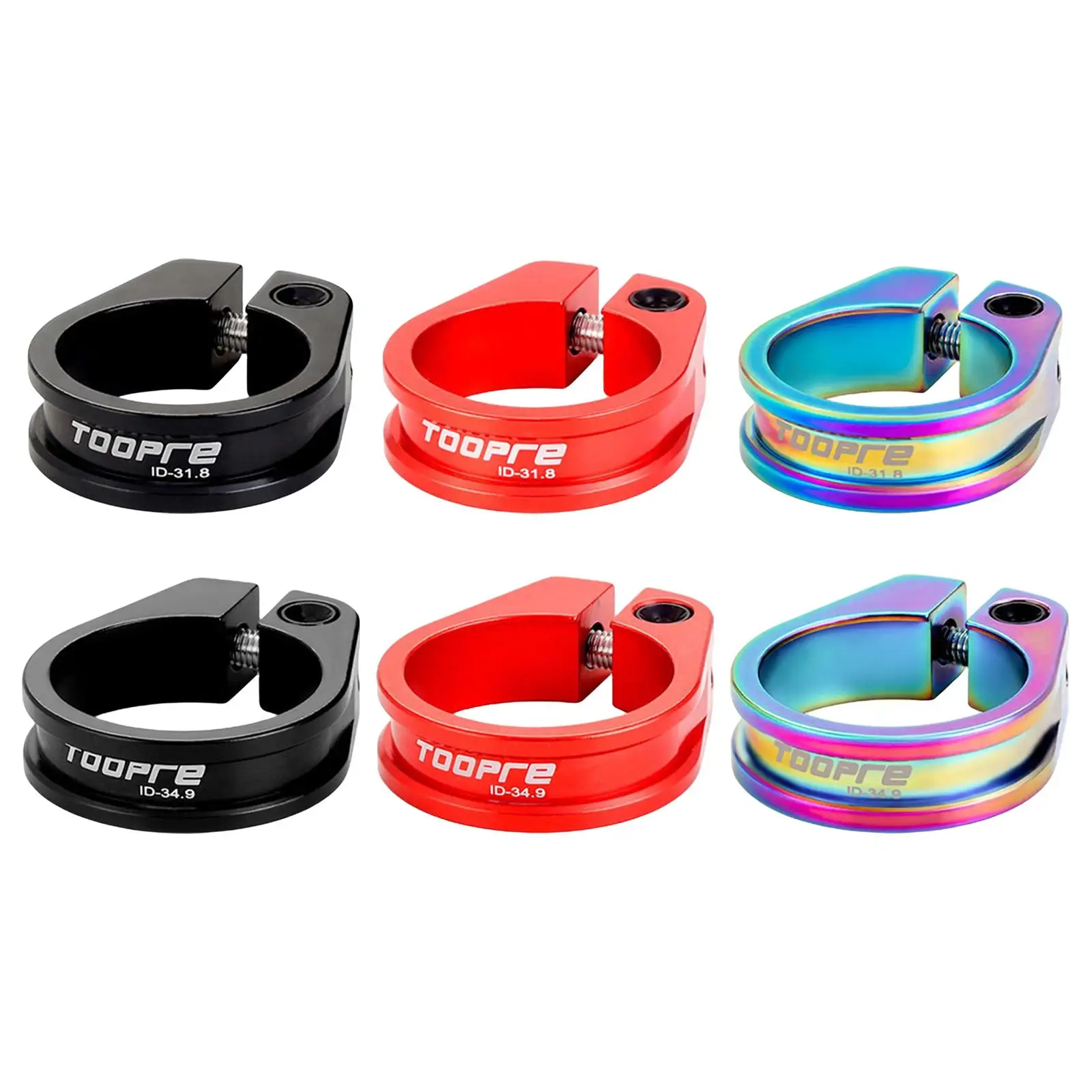 

Lightweight Bike Seatpost Clamp Bicycle Seat Adapter Mountain Bike Lock