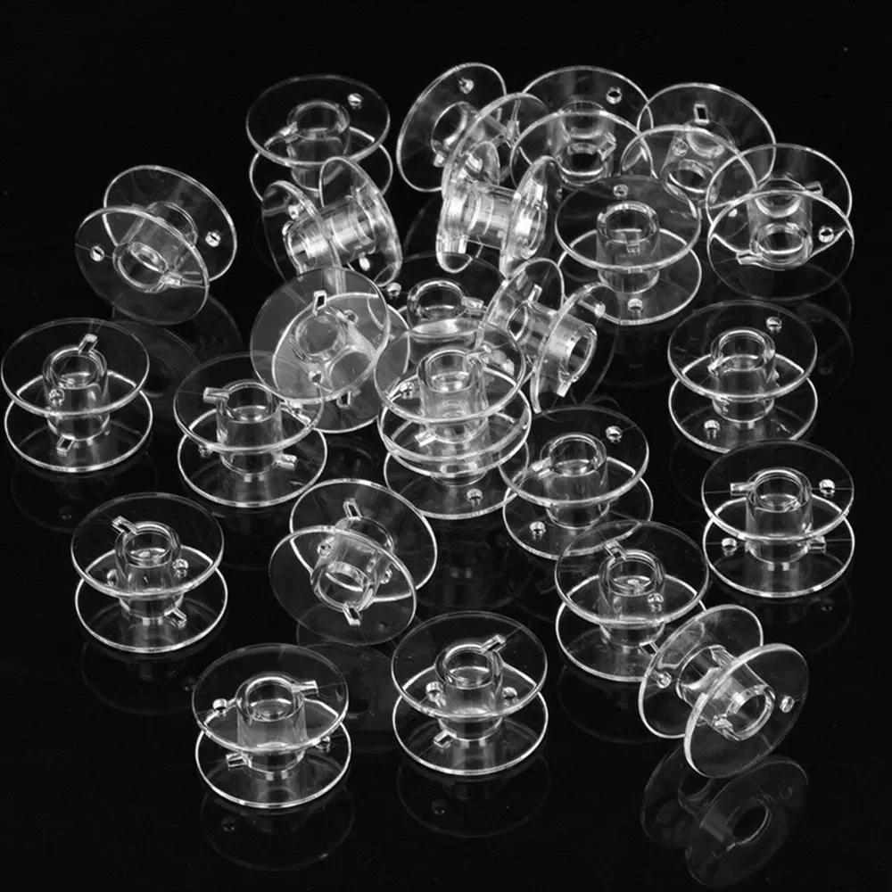 

Box 25 Bobbins Sewing Machine Spools With Thread Storage Case Box For Home Sewing Accessories Sewing Tools