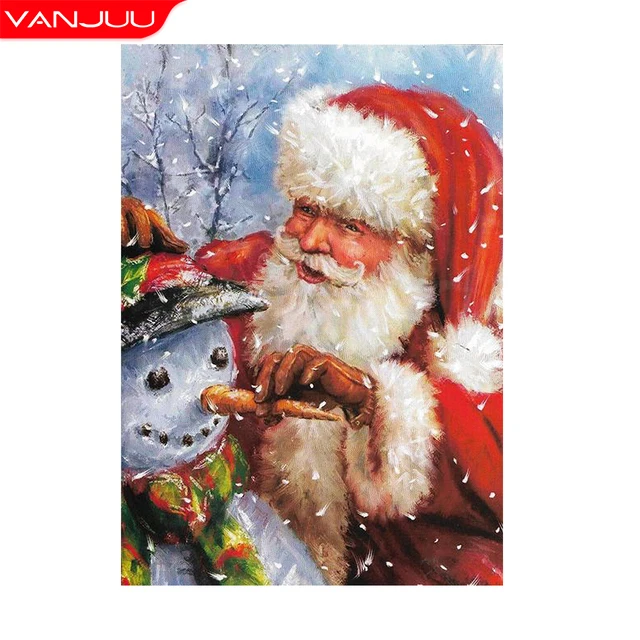 

5D Diamond Painting Festival Full Drill Diamond Mosaic Portrait Cross Stitch Kits DIY Rhinestones Home Wall Decor Gift