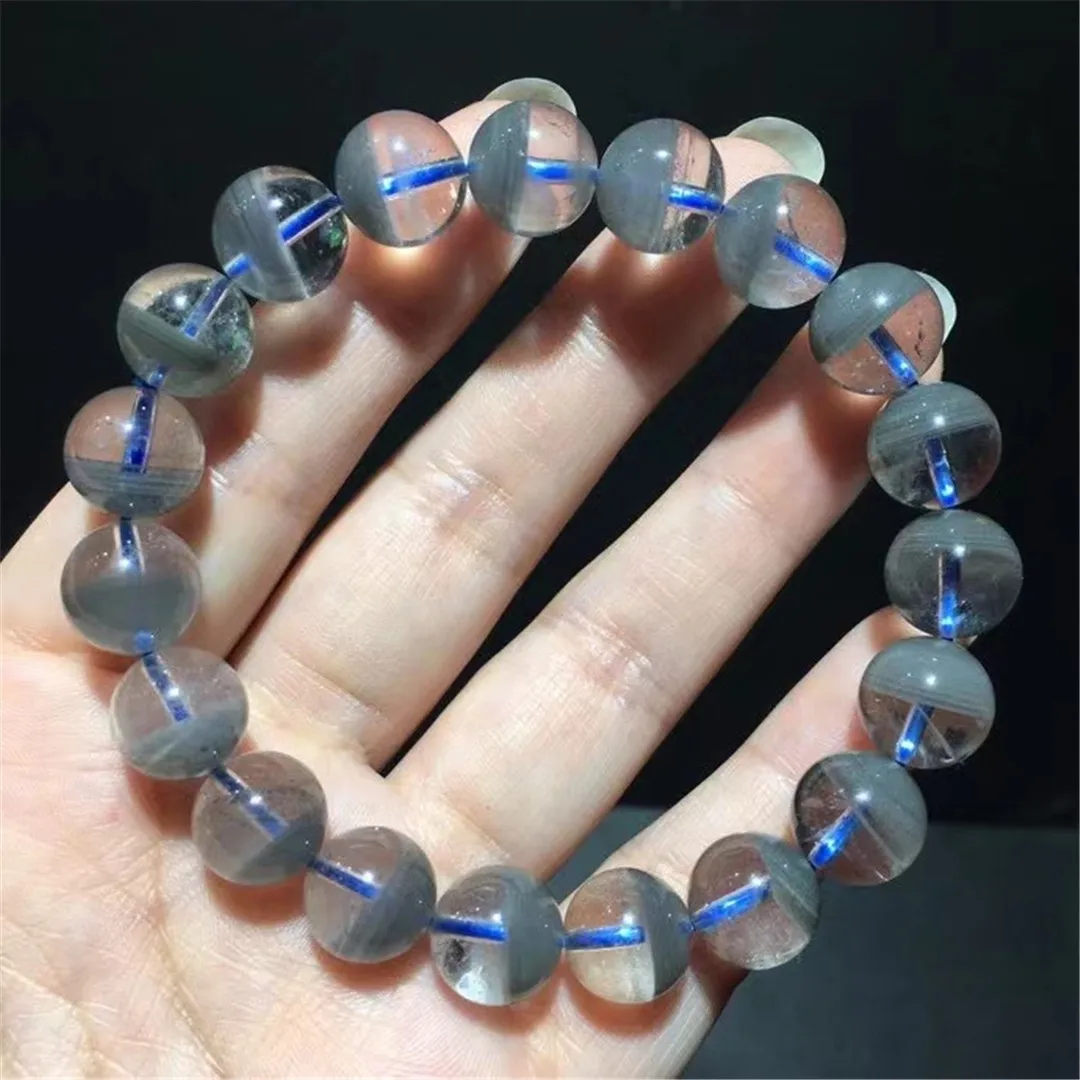 

Браслет из натурального синего кварца, 10 мм