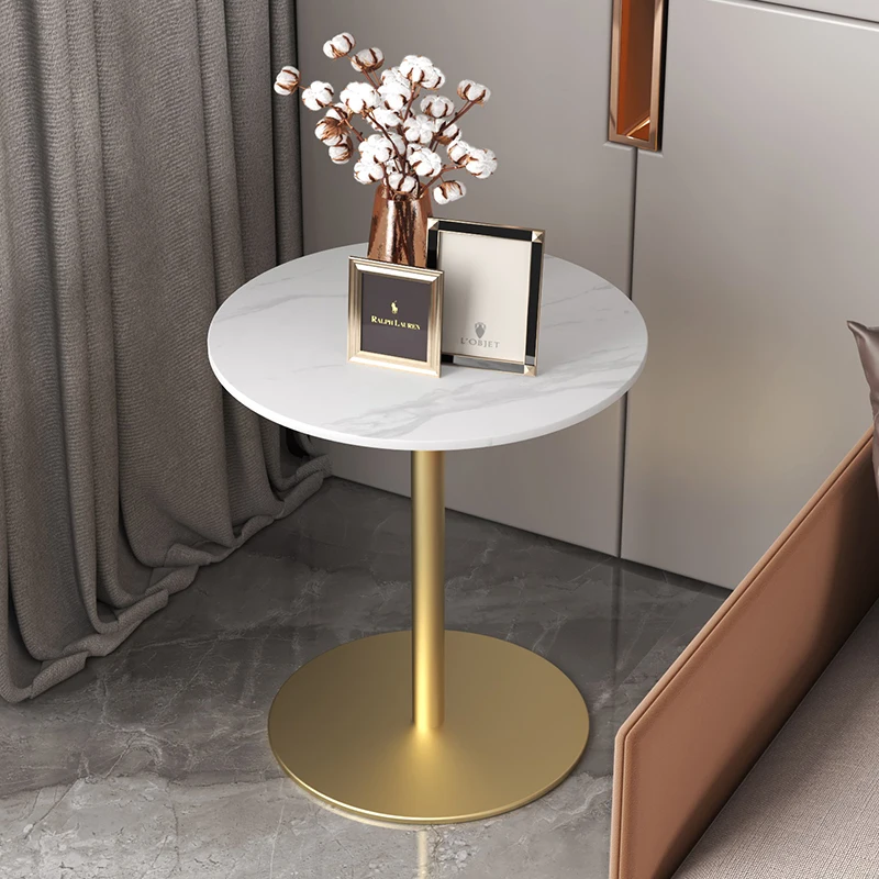 

Mobile Living Room Coffee Table Bedside Small Round Bed Side Table Tea Night Nightstands Table De Salon Auxiliary Furniture