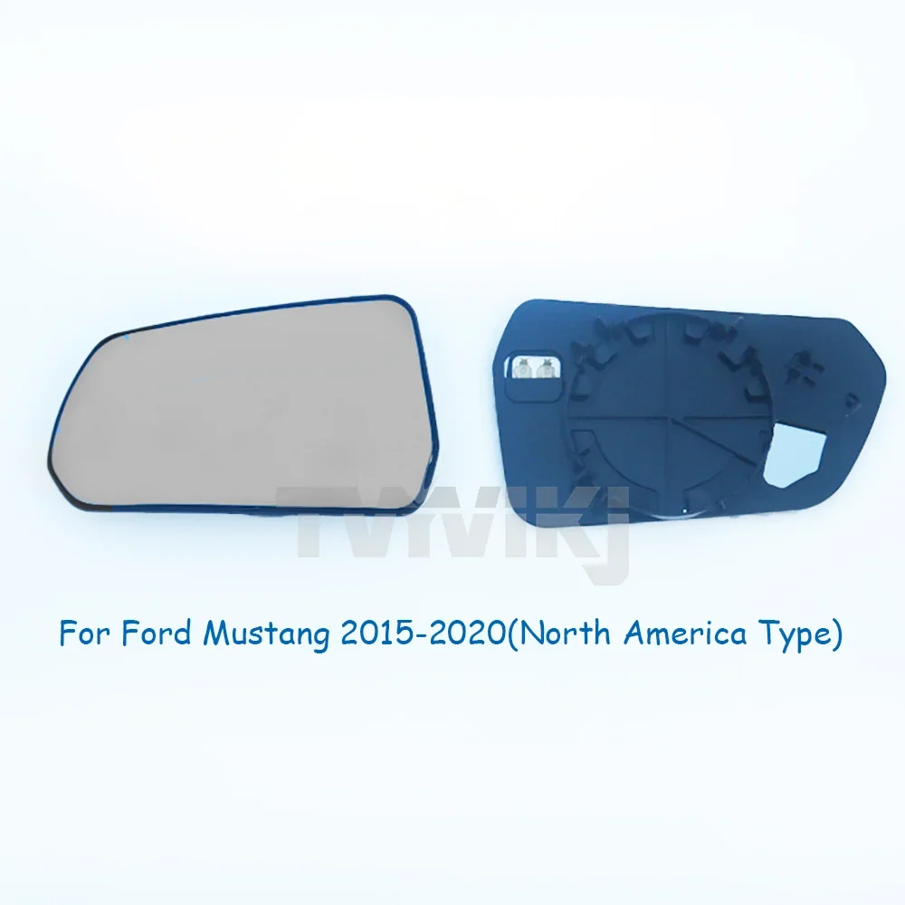 

TVYVIKJ боковое зеркало заднего вида, синее стекло, линза для Ford Mustang 2015-2020, широкоугольное антибликовое зеркало боковой двери, крыло