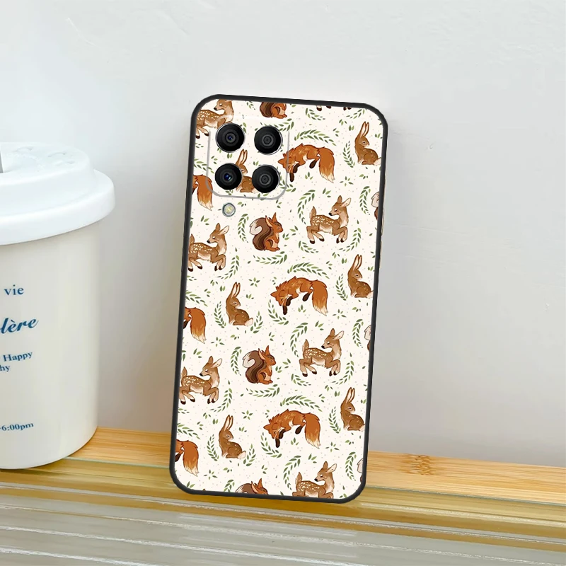 Фото Чехол с рисунком белки для Samsung Galaxy M14 M54 M34 M13 M15 M36 M55 M35 M56 M16 M31 M11 M53 M12 M32 M52 M06 №5