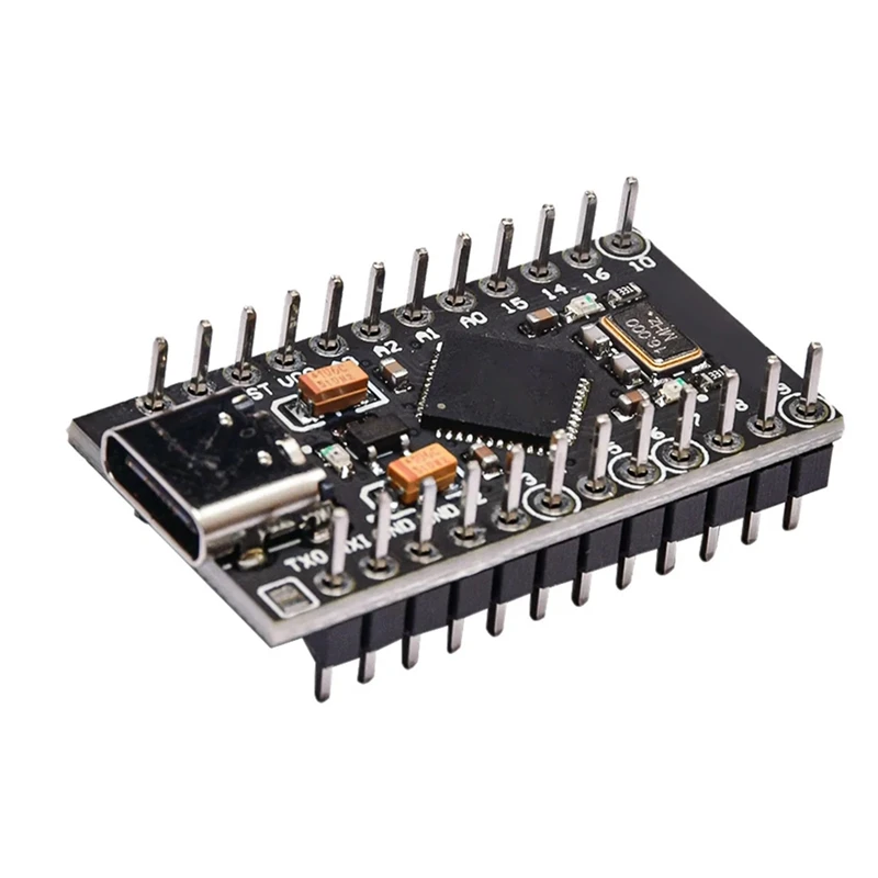 Модуль Atmega32u4 Type-C Mini Usb Pro Micro для Arduino 3 В/16 МГц с 2-рядным контактным разъемом Leonardo