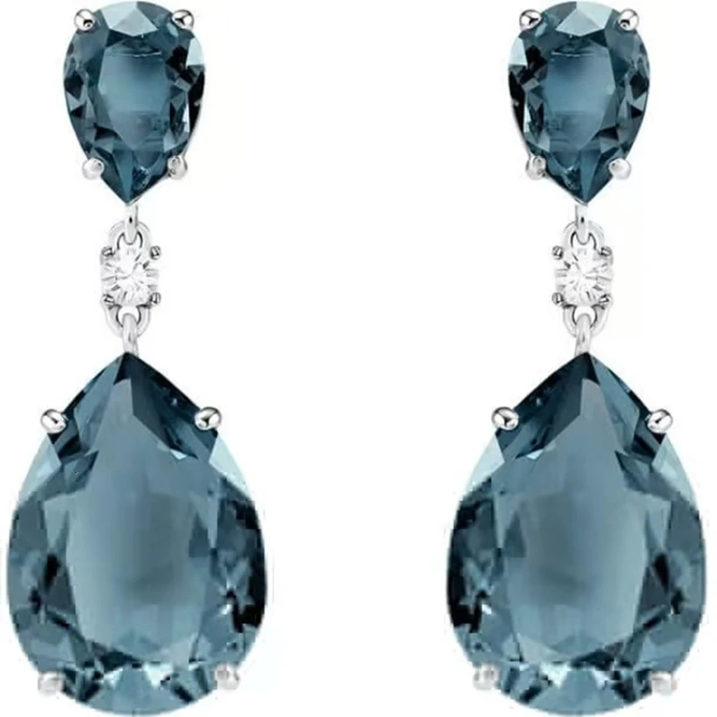 

Fashion Women's Earrings Simple Crystal Drop Pendant Earrings for Women Ear Jewelry Factory Direct Sales