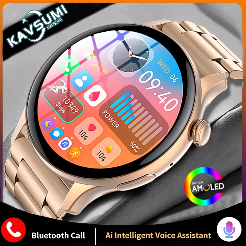 

New Bluetooth Call Smart Watch Men 1.43-inch AMOLED Screen Heart Rate Blood Oxygen Smartwatch Women IP68 Waterproof Watches 2023